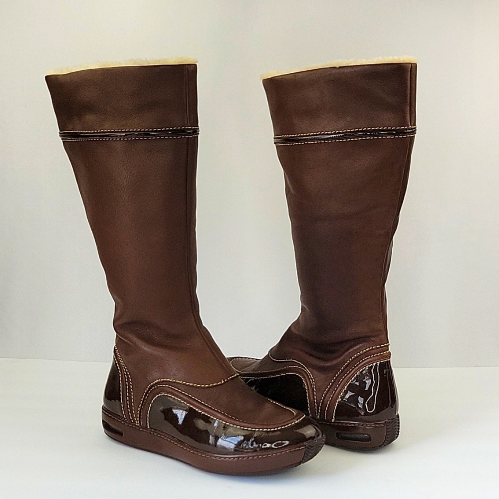 Cole Haan Nike Air Waterproof Boot Brown Size 6.5